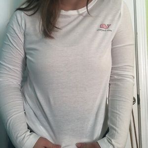 vineyard vines long sleeve white tee